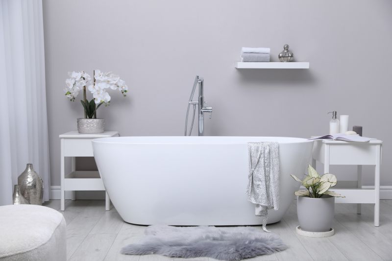 Freestanding Tub with Surround